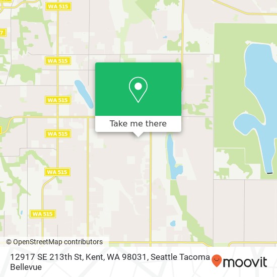 12917 SE 213th St, Kent, WA 98031 map