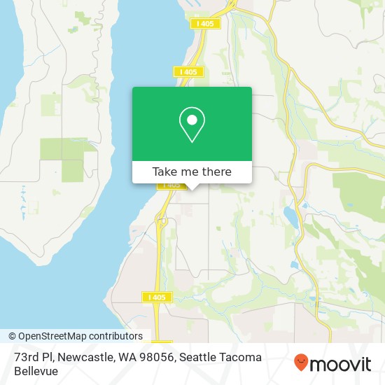 73rd Pl, Newcastle, WA 98056 map