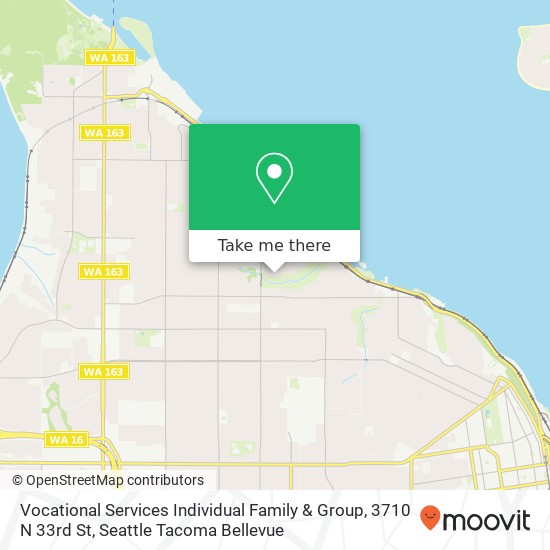 Vocational Services Individual Family & Group, 3710 N 33rd St map