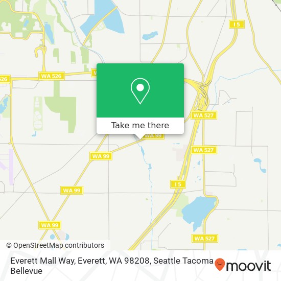 Everett Mall Way, Everett, WA 98208 map