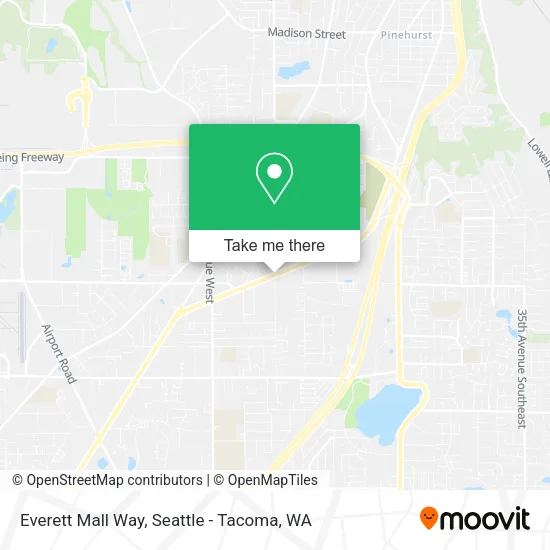 Mapa de Everett Mall Way