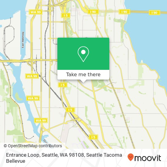 Entrance Loop, Seattle, WA 98108 map