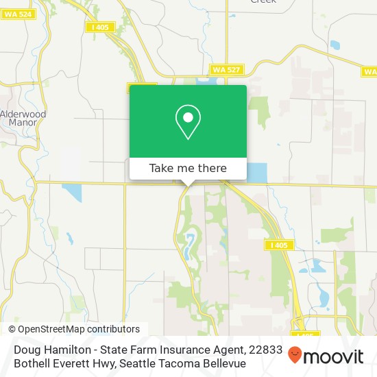 Doug Hamilton - State Farm Insurance Agent, 22833 Bothell Everett Hwy map