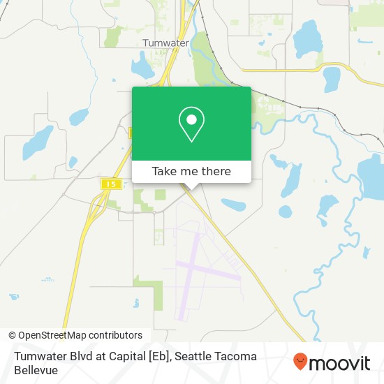 Tumwater Blvd at Capital [Eb] map