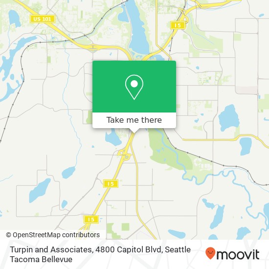 Mapa de Turpin and Associates, 4800 Capitol Blvd