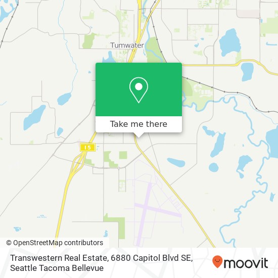 Mapa de Transwestern Real Estate, 6880 Capitol Blvd SE
