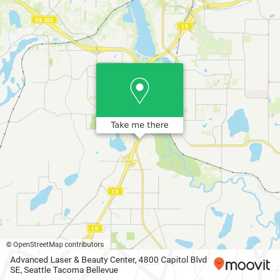 Advanced Laser & Beauty Center, 4800 Capitol Blvd SE map