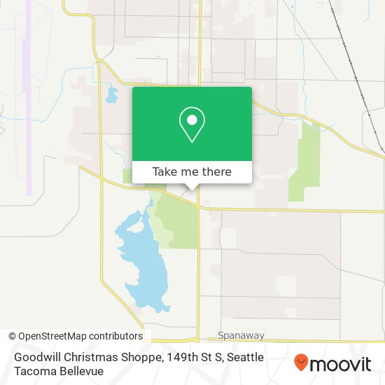 Mapa de Goodwill Christmas Shoppe, 149th St S