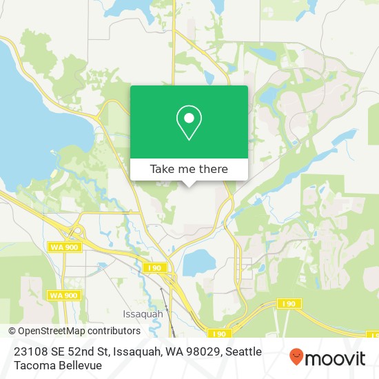 Mapa de 23108 SE 52nd St, Issaquah, WA 98029