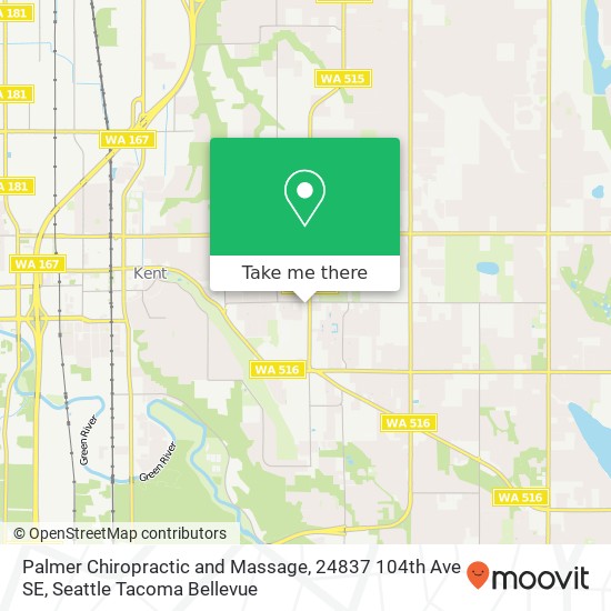 Mapa de Palmer Chiropractic and Massage, 24837 104th Ave SE