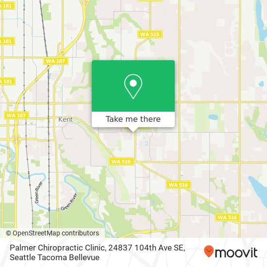 Palmer Chiropractic Clinic, 24837 104th Ave SE map