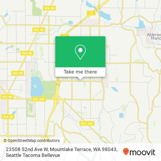 23508 52nd Ave W, Mountlake Terrace, WA 98043 map