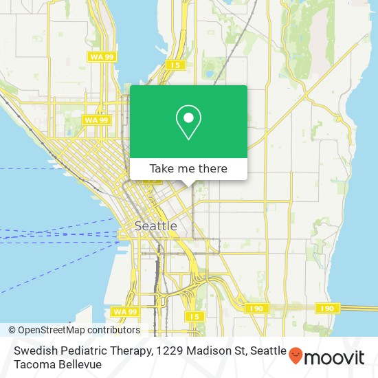 Mapa de Swedish Pediatric Therapy, 1229 Madison St