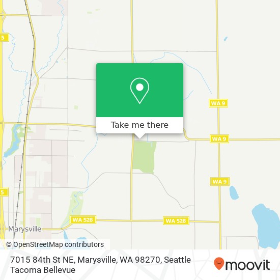 Mapa de 7015 84th St NE, Marysville, WA 98270