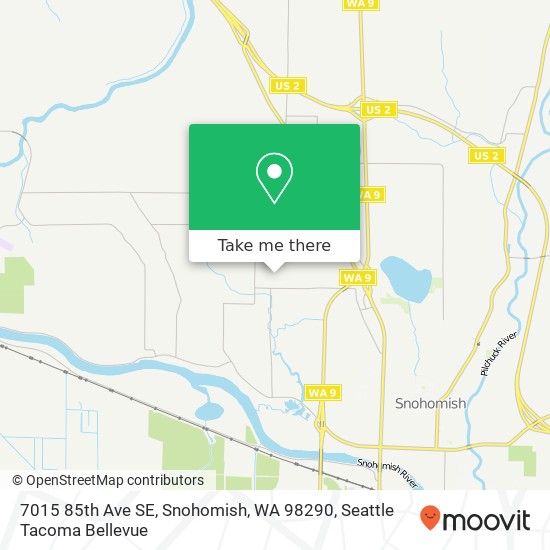 Mapa de 7015 85th Ave SE, Snohomish, WA 98290