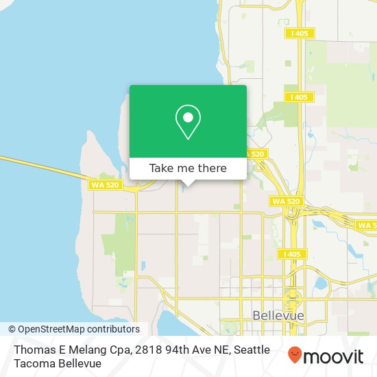 Thomas E Melang Cpa, 2818 94th Ave NE map