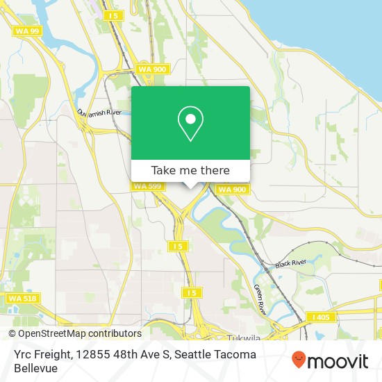 Mapa de Yrc Freight, 12855 48th Ave S
