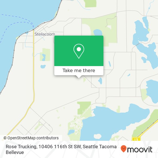 Rose Trucking, 10406 116th St SW map