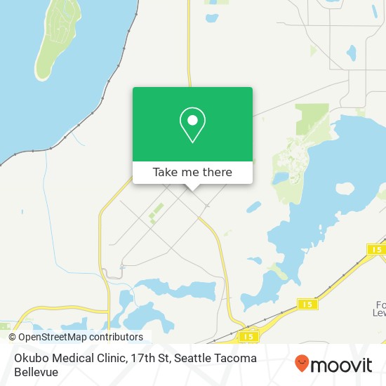 Okubo Medical Clinic, 17th St map