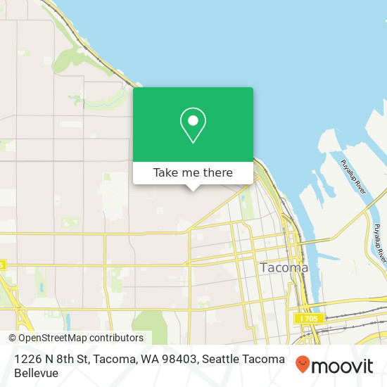 1226 N 8th St, Tacoma, WA 98403 map