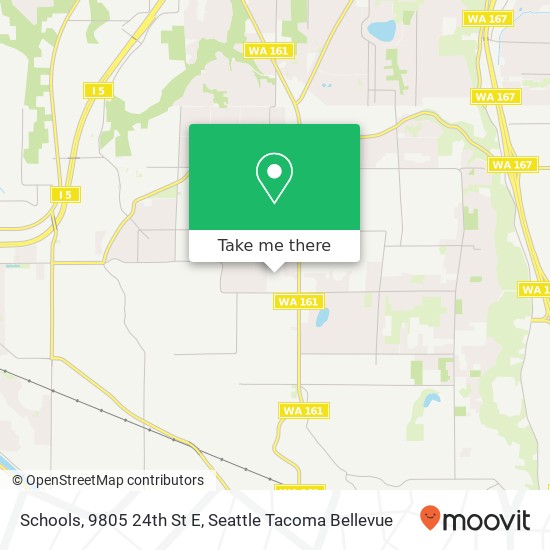 Mapa de Schools, 9805 24th St E