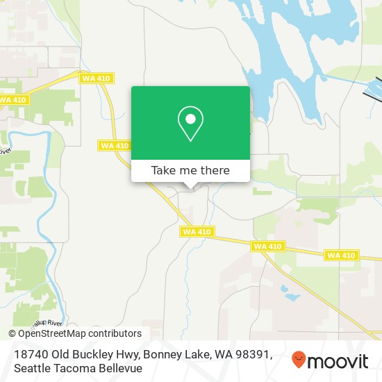 18740 Old Buckley Hwy, Bonney Lake, WA 98391 map