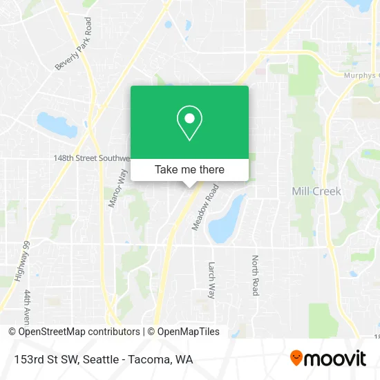 Mapa de 153rd St SW