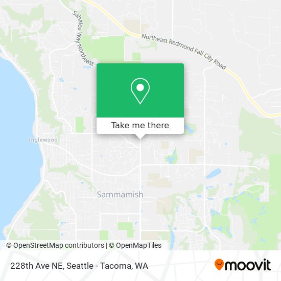 228th Ave NE map