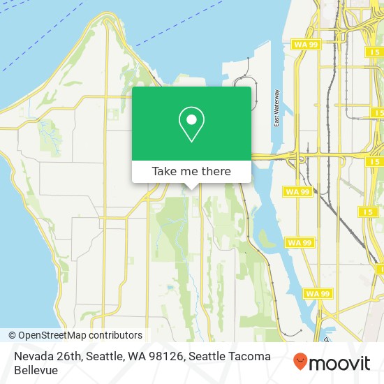 Nevada 26th, Seattle, WA 98126 map