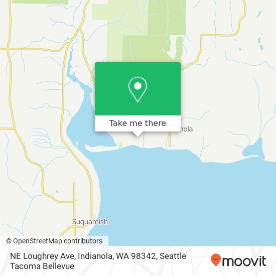 NE Loughrey Ave, Indianola, WA 98342 map