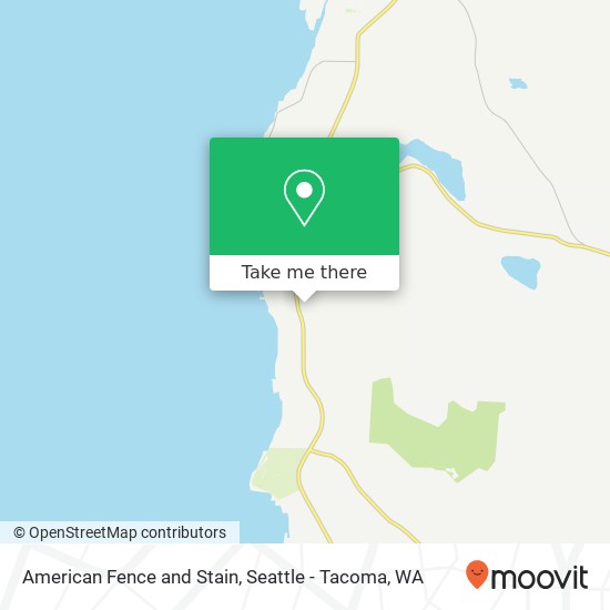 Mapa de American Fence and Stain, 17303 Marine Dr