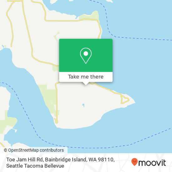 Toe Jam Hill Rd, Bainbridge Island, WA 98110 map