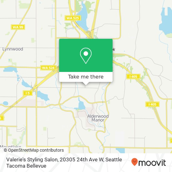 Valerie's Styling Salon, 20305 24th Ave W map