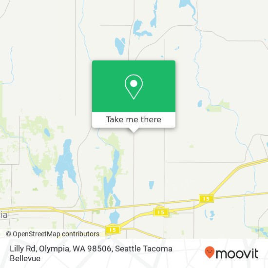 Mapa de Lilly Rd, Olympia, WA 98506