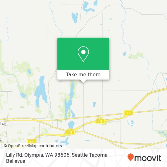 Mapa de Lilly Rd, Olympia, WA 98506