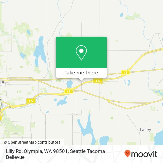 Mapa de Lilly Rd, Olympia, WA 98501