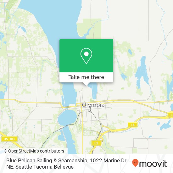 Mapa de Blue Pelican Sailing & Seamanship, 1022 Marine Dr NE
