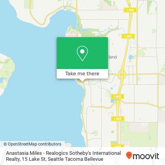 Mapa de Anastasia Miles - Realogics Sotheby's International Realty, 15 Lake St