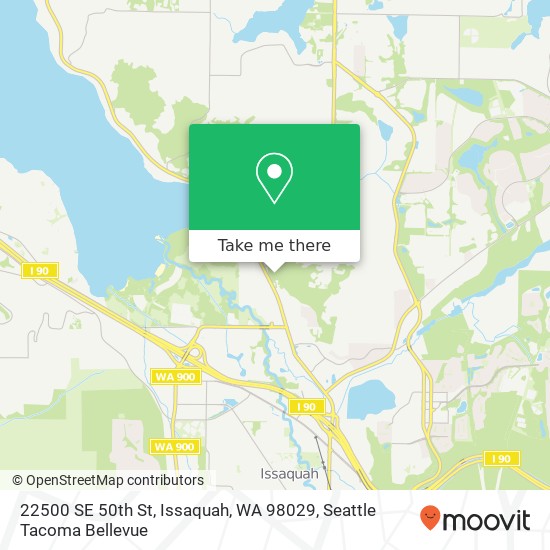 Mapa de 22500 SE 50th St, Issaquah, WA 98029