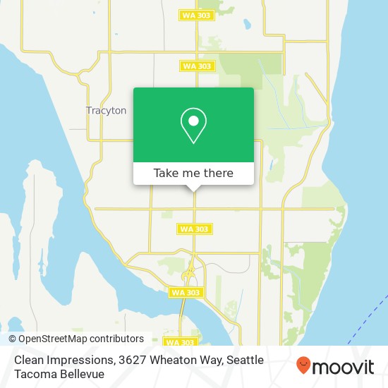Mapa de Clean Impressions, 3627 Wheaton Way