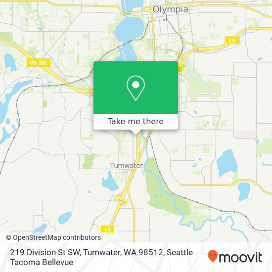 219 Division St SW, Tumwater, WA 98512 map