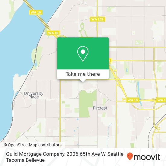 Mapa de Guild Mortgage Company, 2006 65th Ave W