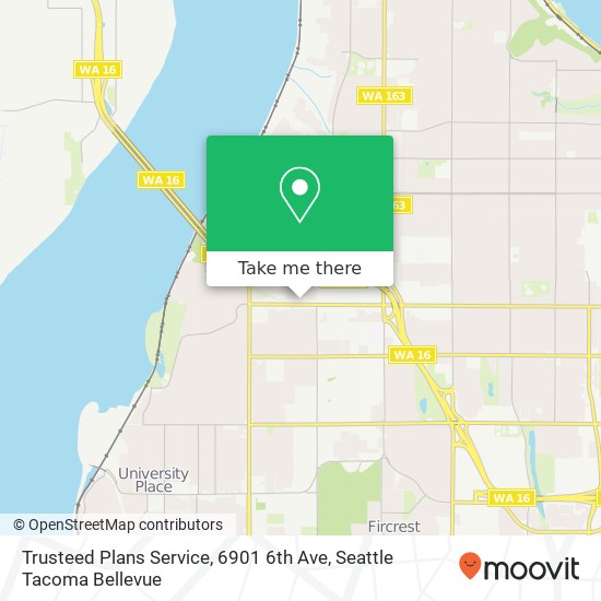 Mapa de Trusteed Plans Service, 6901 6th Ave