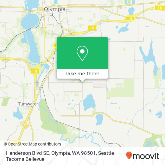 Henderson Blvd SE, Olympia, WA 98501 map