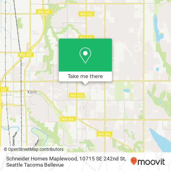 Mapa de Schneider Homes Maplewood, 10715 SE 242nd St