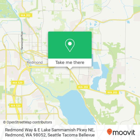 Redmond Way & E Lake Sammamish Pkwy NE, Redmond, WA 98052 map