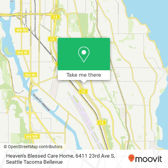Heaven's Blessed Care Home, 6411 23rd Ave S map
