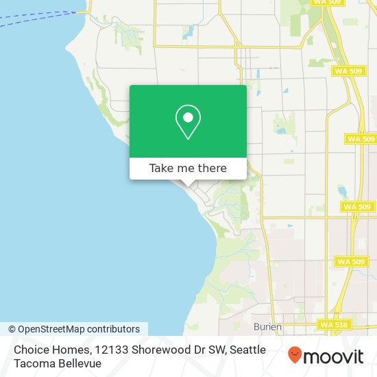 Choice Homes, 12133 Shorewood Dr SW map