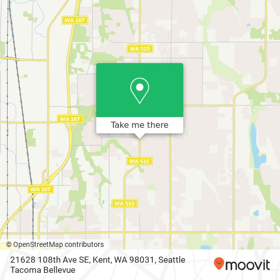 21628 108th Ave SE, Kent, WA 98031 map