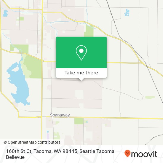 Mapa de 160th St Ct, Tacoma, WA 98445